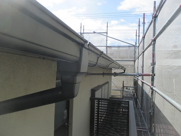 稲美町でパナソニック製樋へ交換